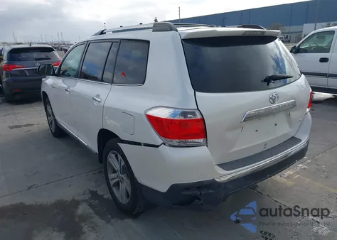 2013 Toyota Highlander Limited V6 z USA, uszkodzony, nr VIN 5TDDK3EHXDS233611